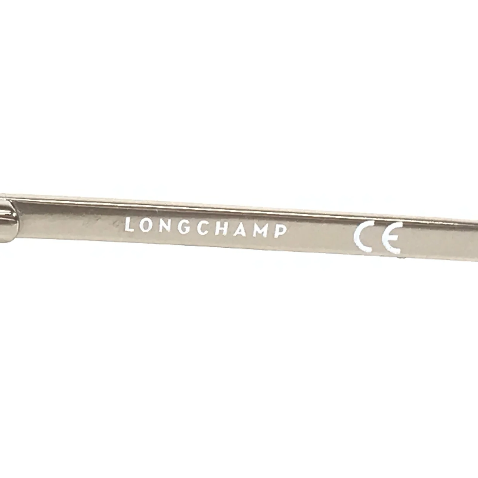 Longchamp Eyeglasses Frames LO2639 036 Clear Gray Horn Gold Cat Eye 52-17-140 2