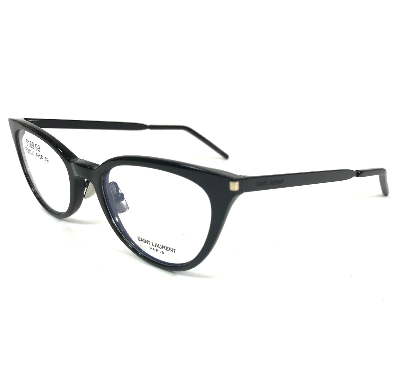 Longchamp Eyeglasses Frames LO2639 036 Clear Gray Horn Gold Cat Eye 52-17-140 4