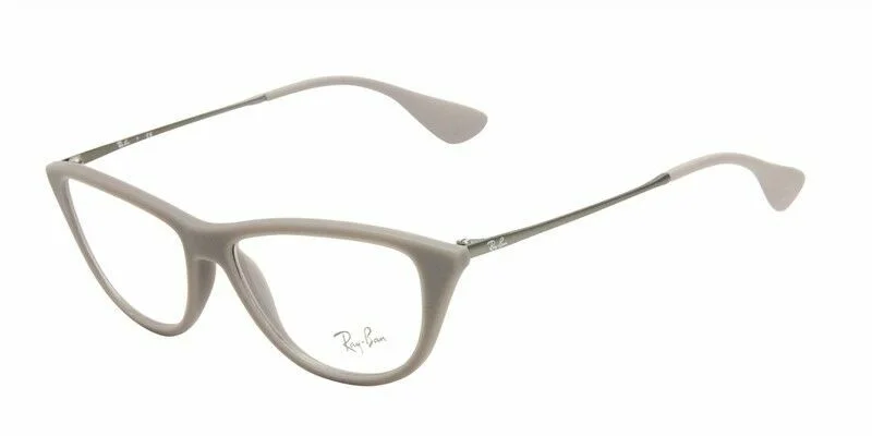 NEW RAY BAN AUTHENTIC RB 7042 5469 CAT EYE MATTE GRAY EYEGLASSES 52mm 14mm 140