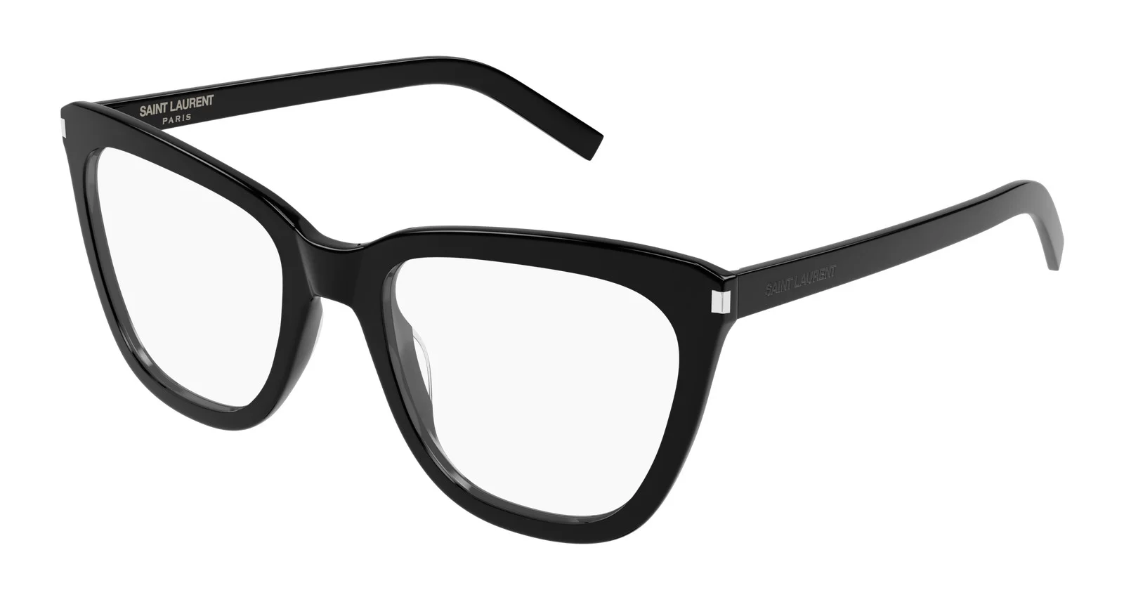 SAINT LAURENT SL 548 SLIM OPT 001 Cat Eye Acetate Black 55 mm Women 2